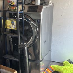 Large washer moved