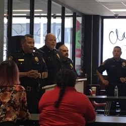 San Antonio Independent School District - Meet the Chief of SAISD and Campus Officers. What a great opportunity to reach out to the community.