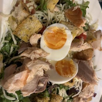 Teuchters - Kiln smoked salmon salad lightly dressed with lemon Dijon vinaigrette - Pubs Near Me - Edinburgh, EDH Teuchters - Kiln smoked salmon salad lightly dressed with lemon Dijon vinaigrette - Pubs Near Me - Edinburgh, EDH