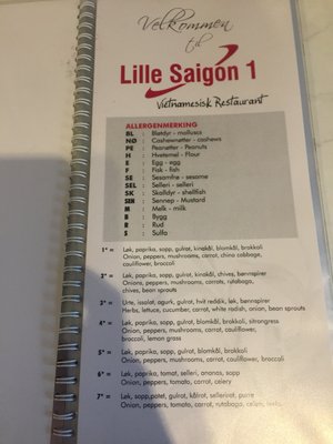 Menu photo 8 Lille Saigon 1 Oslo, 03