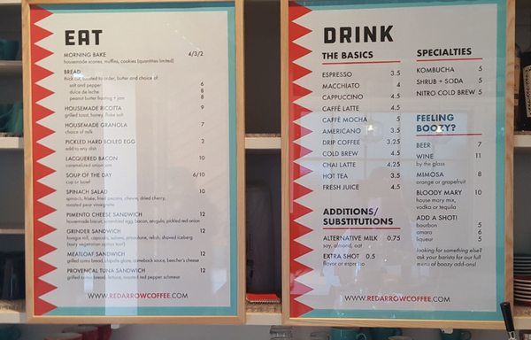 Menu photo 5 Red Arrow Coffee Seattle, WA