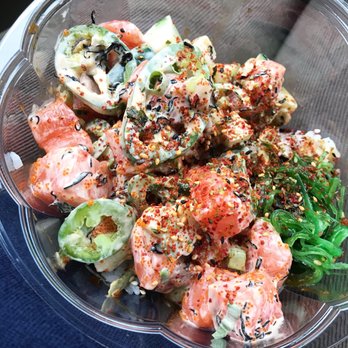 UYA Restaurant - a bowl of sushi and vegetables - Poke Near Me - Florence, Massachusetts