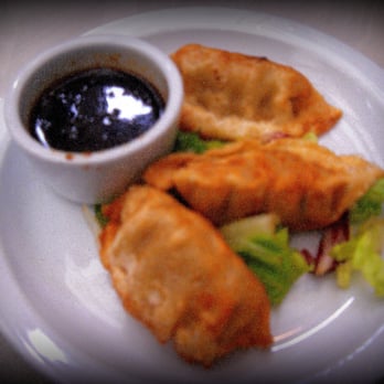 Pattaya - Chicken dumplings w/ garlic soy sauce - Thai Near Me - Philadelphia, Pennsylvania Pattaya - Chicken dumplings w/ garlic soy sauce - Thai Near Me - Philadelphia, Pennsylvania