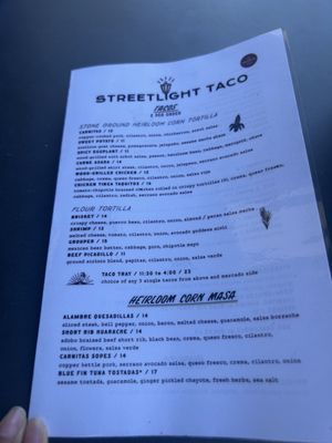 Menu photo 3 Streetlight Taco Tampa Bay, FL Menu photo 3 Streetlight Taco Tampa Bay, FL