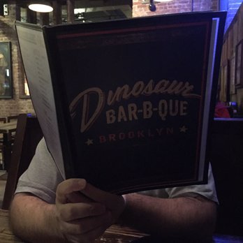 Dinosaur Bar-B-Que - Front of the large menu! - Barbeque Near Me - Brooklyn, New York Dinosaur Bar-B-Que - Front of the large menu! - Barbeque Near Me - Brooklyn, New York