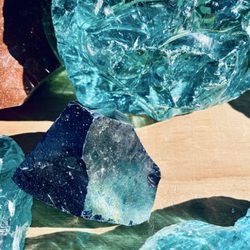 Southwestern New Mexico State Fair - Gorgeous pieces of glass sold by the pound