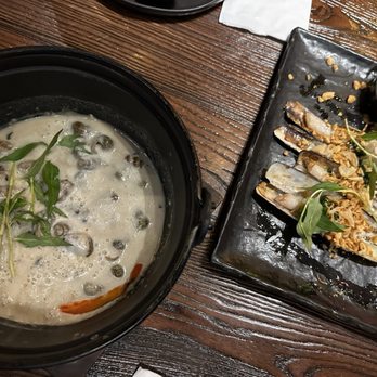 HEM Kitchen And Bar - Coconut snail and razor clams - Vietnamese Near Me - Houston, Texas HEM Kitchen And Bar - Coconut snail and razor clams - Vietnamese Near Me - Houston, Texas