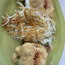 Avocado toast Benedict