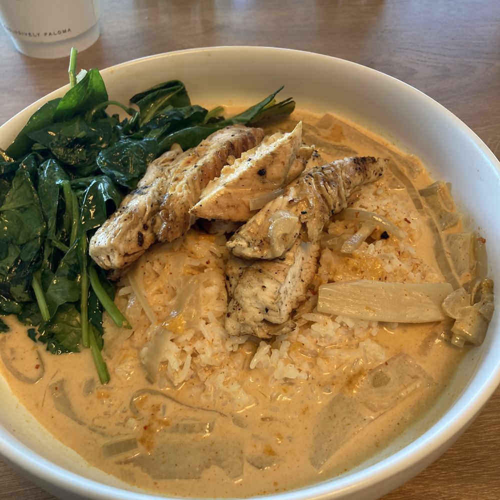 JDs - Thai Chicken, slightly spicy sauce. - Cafes Near Me - Waco, Texas JDs - Thai Chicken, slightly spicy sauce. - Cafes Near Me - Waco, Texas