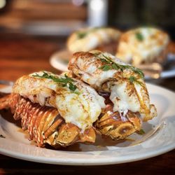 The Walpack Inn - Cold water South African lobster tail served with drawn butter and lemon.