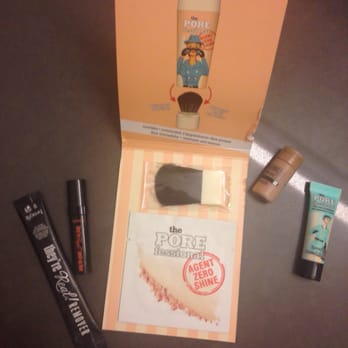 Benefit Cosmetics BrowBar - My 5 samples or gifts as Diana called them. Definitely one time use and not full sized "gifts". I didn't use them  anyway. - Cosmetics & Beauty Supply Near Me - Glendale, California