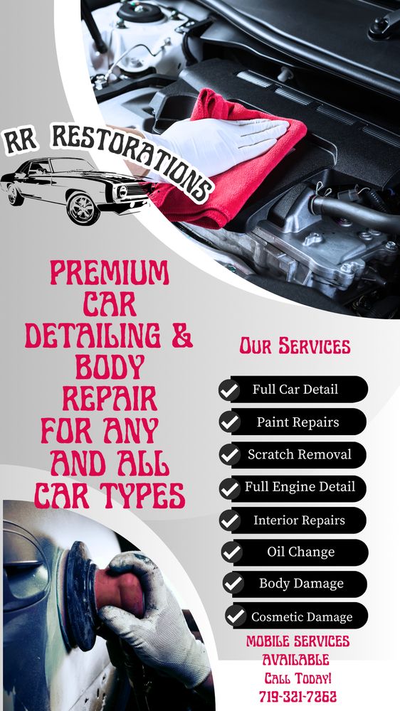 RR RESTORATIONS Updated September 2024 Request a Quote Colorado