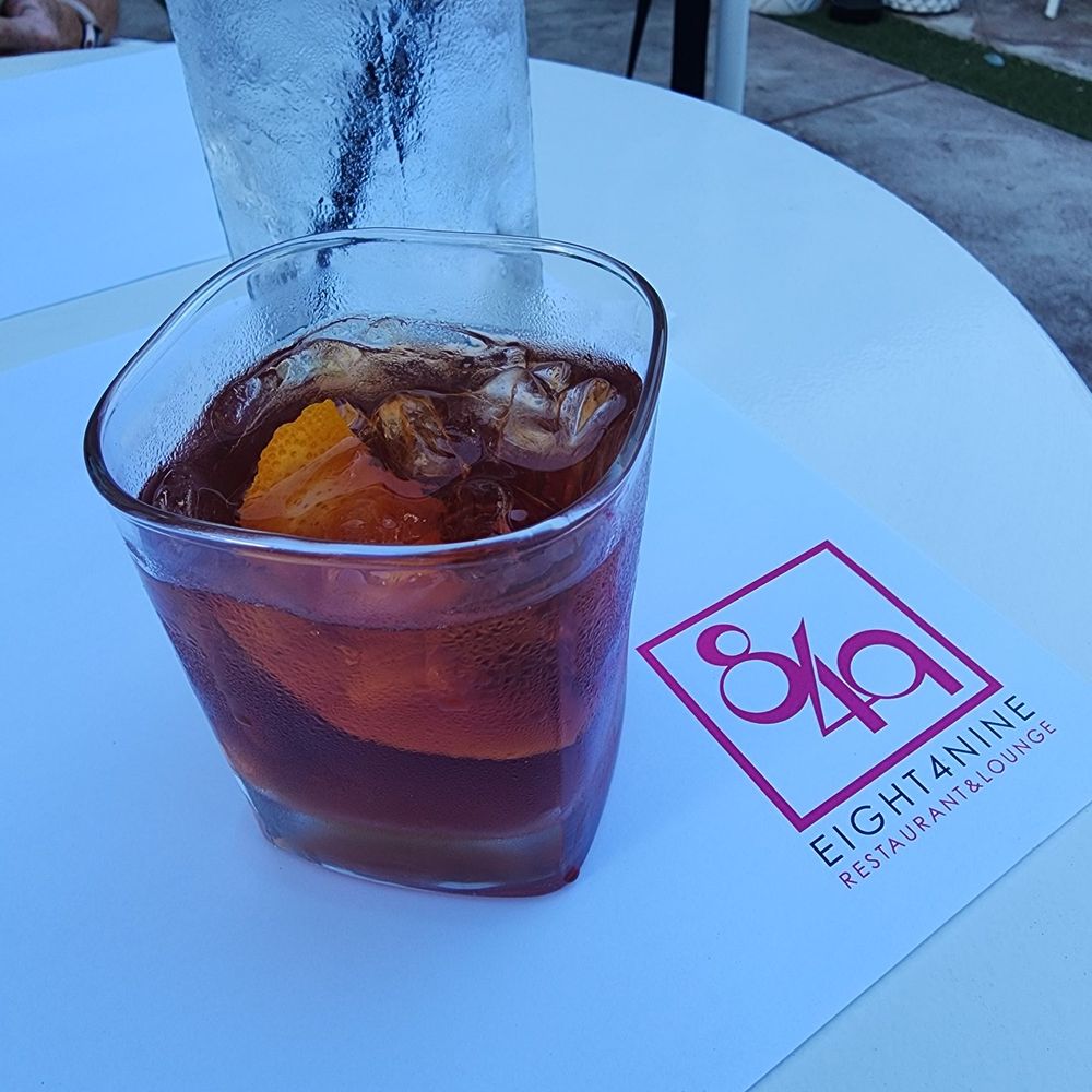 Eight4Nine - MidCentury cocktail - New American Near Me - Palm Springs, California