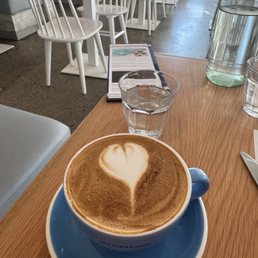 Beautifully done latte.