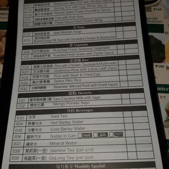 Tim Ho Wan - Order slip - Dim Sum Near Me - Makati, NCR