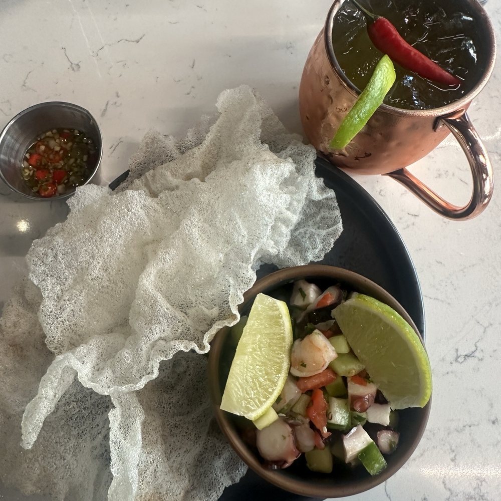 Woo Bar & Kitchen - Ceviche and spicy mule - Asian Fusion Near Me - Seattle, Washington Woo Bar & Kitchen - Ceviche and spicy mule - Asian Fusion Near Me - Seattle, Washington