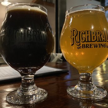 Richbrau Brewing - Tobacco Row (porter) and 4th Street Horribles (sour) - Breweries Near Me - Richmond, Virginia