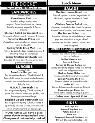 Menu photo 4 The Docket Hernando, MS Menu photo 4 The Docket Hernando, MS