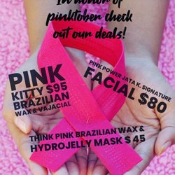Jata K. Artistry Waxing & Beauty Suite - In honor of PINKTOBER!
