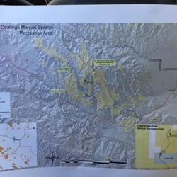 Coalinga Mineral Springs - Map of the area