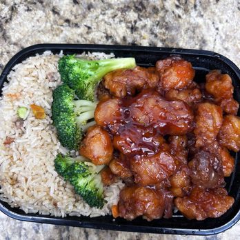 Jin Jin King - General's Chicken. Sauce looks more red in the picture than it actually was in reality. Had more of an orange tint to it. - Japanese Near Me - Panama City Beach, Florida Jin Jin King - General's Chicken. Sauce looks more red in the picture than it actually was in reality. Had more of an orange tint to it. - Japanese Near Me - Panama City Beach, Florida