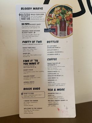 Menu photo 3 Hash Kitchen Gilbert, AZ