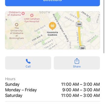 Insomnia Cookies - Food Delivery Services Near Me - Birmingham, Alabama