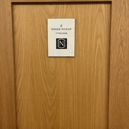 You can try on your online order in these specially designated fitting rooms.