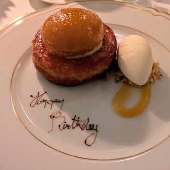 Tourmaline - Peach Kouign-Amann dessert, absolutely stunning - New American Near Me - Forest Hills, New York