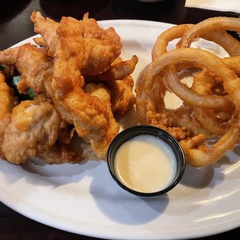 Candlelight Inn - Chicken George with onion rings - Steakhouses Near Me - Rock Falls, Illinois