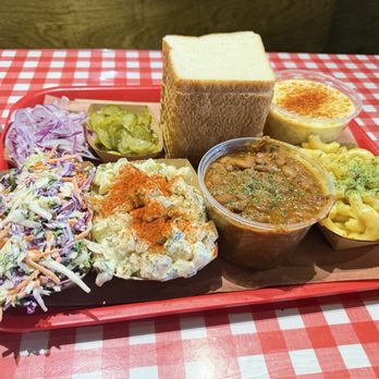 Terry Black's Barbecue - Side platter - Barbeque Near Me - Austin, Texas Terry Black's Barbecue - Side platter - Barbeque Near Me - Austin, Texas