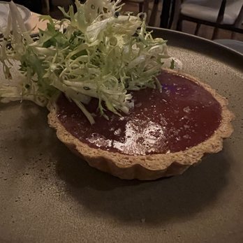 L'Orange - chicken liver tartlet - Salad Near Me - Portland, Oregon