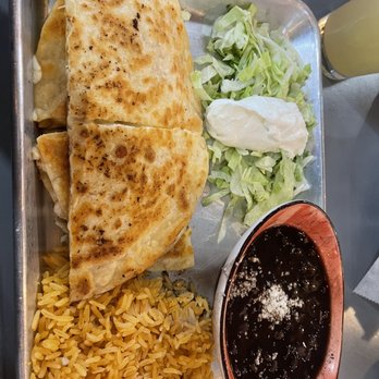 904 Tacos Five Points - Chicken quesadilla with black beans & rice - Tacos Near Me - Jacksonville, Florida 904 Tacos Five Points - Chicken quesadilla with black beans & rice - Tacos Near Me - Jacksonville, Florida