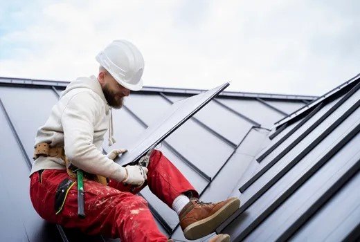 Slide of Red Pros Roofing