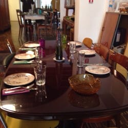 The Boidem - The restaurant has the ambiance of a home. Your grandmother's -safta- home :-)