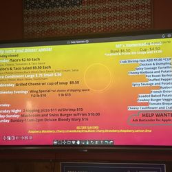 MP's Town Tap - Daily specials & soup list