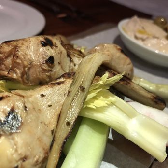 Seasons 52 - Grilled artichoke with hummus - New American Near Me - Costa Mesa, California Seasons 52 - Grilled artichoke with hummus - New American Near Me - Costa Mesa, California