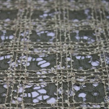 Solstiss - Chantilly grey lace with a beige embroidered abstract design. - Fabric Stores Near Me - Los Angeles, California Solstiss - Chantilly grey lace with a beige embroidered abstract design. - Fabric Stores Near Me - Los Angeles, California
