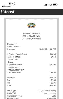 Menu photo 1 Swami's Café Oceanside Oceanside, CA Menu photo 1 Swami's Café Oceanside Oceanside, CA