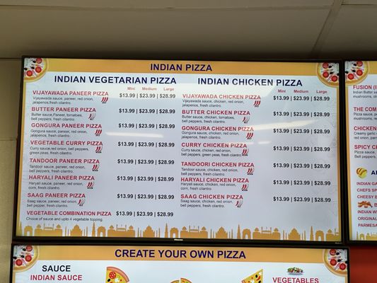 Menu photo 2 My Indian Pizza Fremont, CA Menu photo 2 My Indian Pizza Fremont, CA