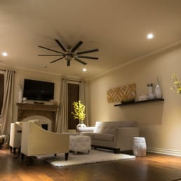 Casey from Firefly Electric did a great job installing the additional can lighting in our living room.