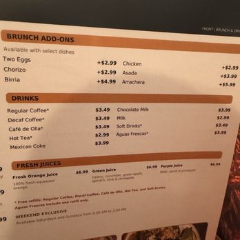 The Real Taco - Brunch menu - Tacos Near Me - Bixby, Oklahoma The Real Taco - Brunch menu - Tacos Near Me - Bixby, Oklahoma