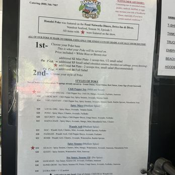 Hanalei Poke - Food Trucks Near Me - Hanalei, Hawaii Hanalei Poke - Food Trucks Near Me - Hanalei, Hawaii