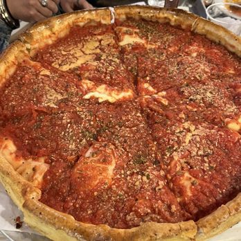 Chicago Stuffed Pizza - Meat lovers - Pizza Near Me - Los Angeles, California Chicago Stuffed Pizza - Meat lovers - Pizza Near Me - Los Angeles, California