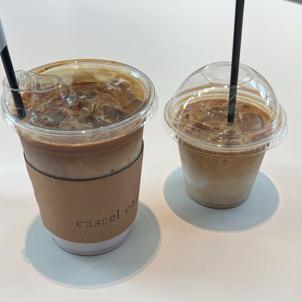 Cassel Earth Coffee - Iced latte and iced flat white - Coffee & Tea Near Me - Irvine, California