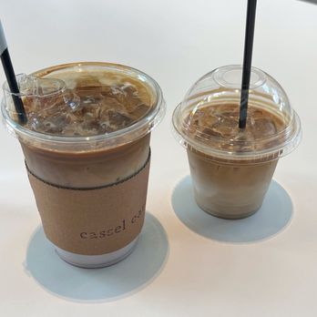 Cassel Earth Coffee - Iced latte and iced flat white - Coffee & Tea Near Me - Irvine, California