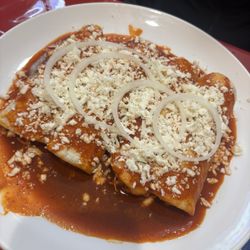 Chicken enchiladas