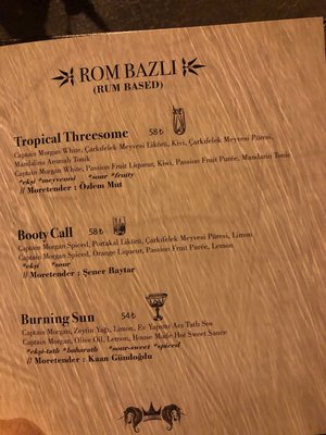 Menu photo 6 Moretenders' Cocktail Crib Istanbul, 34