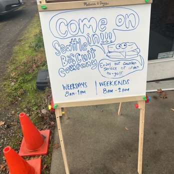 Seattle Biscuit Company - Welcome sign - Food Trucks Near Me - Seattle, Washington