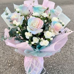 Unicorn rose bouquet